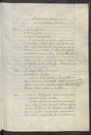 Außerordentliche Botschafter (697-1740)