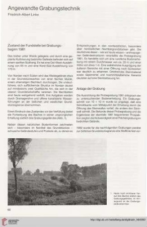 Angewandte Grabungstechnik