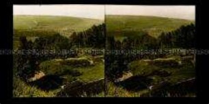 Blick vom oberen Wall der Festung Montmedy
