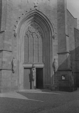 St. Clemens : Eingangsportal zur Pfarrkirche St. Clemens in Telgte