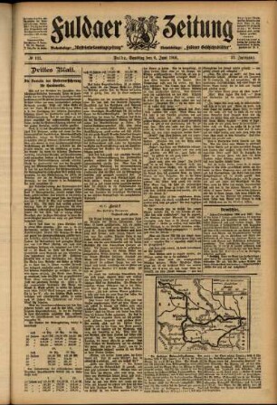 Dritte Ausgabe vom Samstag, den 09. Juni 1906.