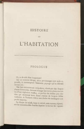 Prologue