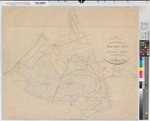 Ottmarsbocholt (Senden) - Ascheberg (Ascheberg), Rinkerode (Drensteinfurt) - Amelsbüren (Münster), Venne (Senden), Vermessung und Teilung der Davert, Operationsplan Sektion IX Vennesche Davert