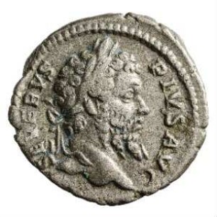 Münze, Denar, 206 n. Chr.