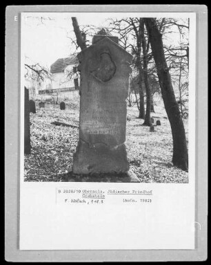 Grabstein von F. Wallach