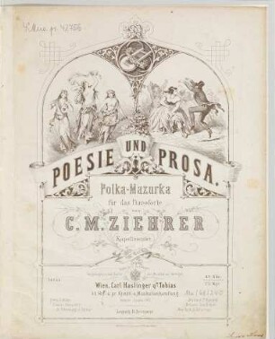 Poesie und Prosa : Polka-Mazurka ; für d. Pianoforte ; op. 156