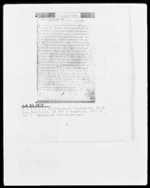 Sammelhandschrift — I, Ordo ad monachum ordinandum, Folio 1recto-4verso — ---, Folio ---