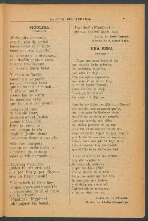 Una pena : (Tango)