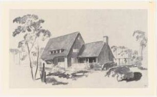 Wohnhaus, Berlin-Grunewald (Haus Thiele/Bartelmeier). Umbau Umbau: Perspektivische Ansicht