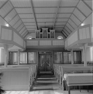 Großsteinberg (Kreis Grimma). Dorfkirche 2H.13.Jh. 1871. Inneres nach W