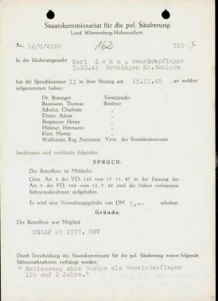 Lehn, Karl