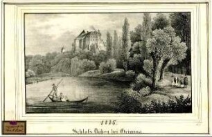 Schloss Döben bei Grimma. 1835.