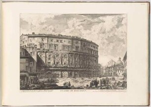 Teatro di Marcello (Marcellus-Theater), aus der Folge "Vedute di Roma"