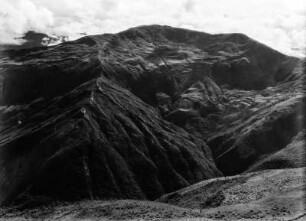 Abfall des Cerro de Khasa : Blick auf den Cerro de Khasa
