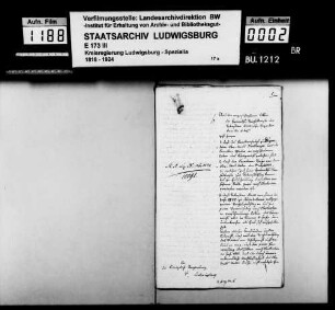 Heimatverhältnisse der Vagantenfamilie Sebastian Maier (Seb. Maier, geb. in Dagersheim, Oberamt Böblingen)