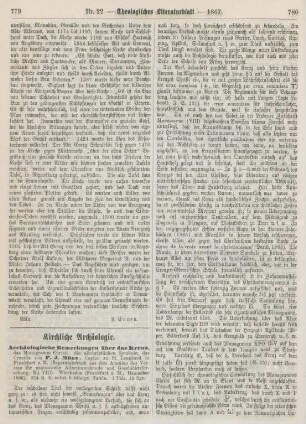 779-782 Kirchliche Archäologie