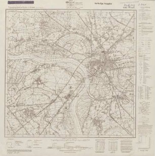 4305 (alte Nr.: 2427) Wesel, Topographische Karte 1:25000 (4cm - Karte)