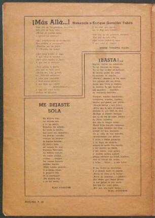 ¡Más Allá...! : Homenaje a Enrique González Tuñón