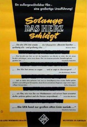 Solange das Herz schlägt