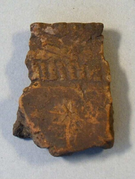 Fragment eines Gefäßes