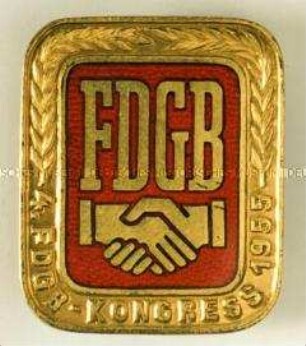 FDGB (Freier Deutscher Gewerkschaftsbund), 4. Kongress in Berlin