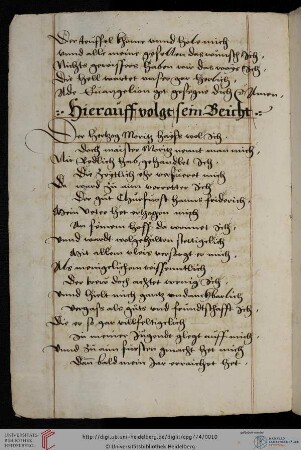 Herzog Moritz Beichte