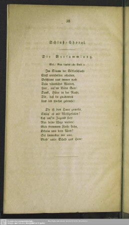 Schluß-Choral