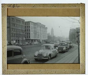 Köln, Cäcilienstraße,Köln, St. Aposteln : Blick Richtung Neumarkt und St. Apolsteln