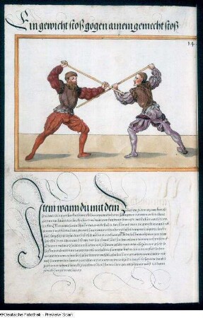 Ein gewicht stoß gogen ainem gemecht stoß, Blatt 189v