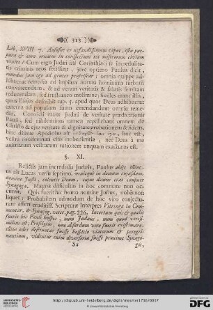 §XI: Quis fuerit Justus, adquem Paulus divertebat. Unde hoc nomen ipsi impositum inquiritur […]