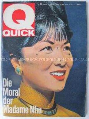 Wochenzeitschrift "QUICK" überwiegend mit Unterhaltungsbeiträgen