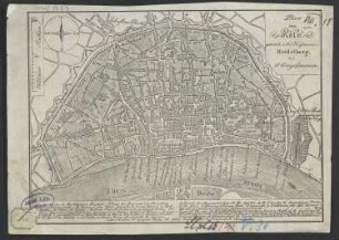 Plan von Köln