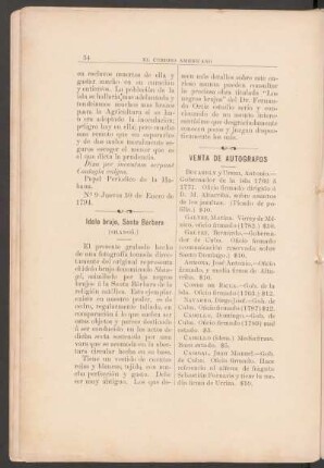 Venta de autógrafos
