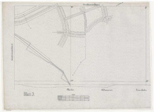 Ostkirchhof Ahrensfelde - Teillageplan - Block III Abteilung 6,7,B6,B7