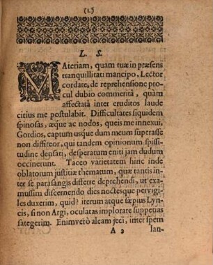 De iustitia permissiva, disp.