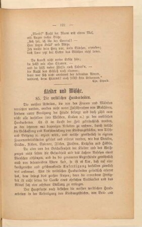 Kleider und Wäsche