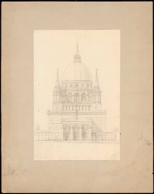 Berliner Dom: Aufriss Hauptfassade