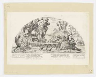 Odysseus und die Sirenen, aus: "Fresken der Camerino Farnese"
