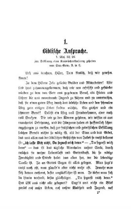 Biblische Ansprache
