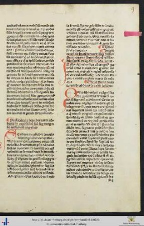 Expositio beati bernardi super missus