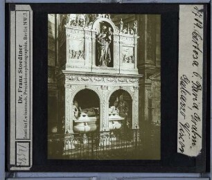 Pavia, Certosa di Pavia (Kartause) : Grabmal des Gian Galeazzo Visconti