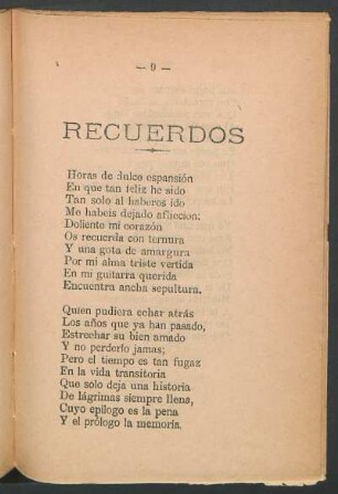 Recuerdos