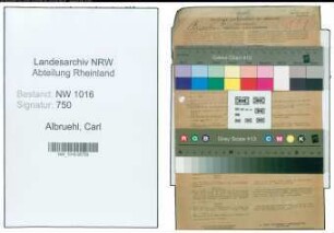 Entnazifizierung Carl Albruehl , geb. 15.02.1896 (Kriminalsekr.)