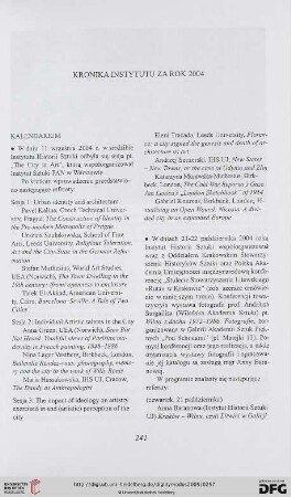 Kronika Instytutu za rok 2004
