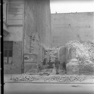 Negativ: Gelände, Hohenstaufenstraße 1, 1951