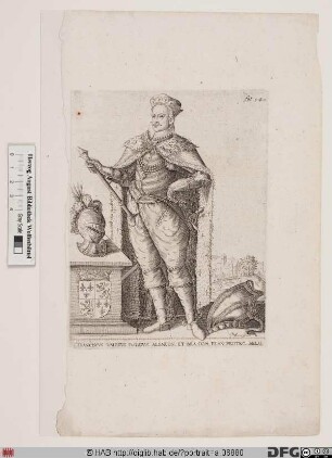 Bildnis François-Hercule de Valois, duc d'Alençon et d'Anjou