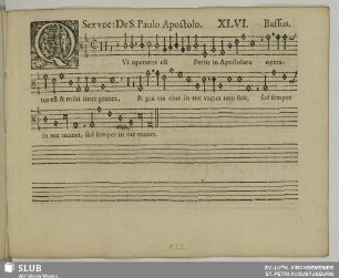 XLVI. Qui operatus est