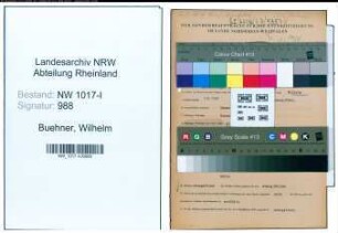 Entnazifizierung Wilhelm Buehner , geb. 01.06.1903 (Kaufmann)