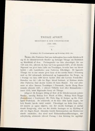 Tredje Afsnit. Kristiern II Som Unionskonge (1513-1523).