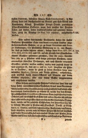 Pro Memoria. Wie Reichs-notorisch die auf das äusserste getriebene Königl. Preußische Vergewaltigungen der Chur-Sächßischen Lande an sich auch sind ... : [Regenspurg den 23. Julii 1757.]